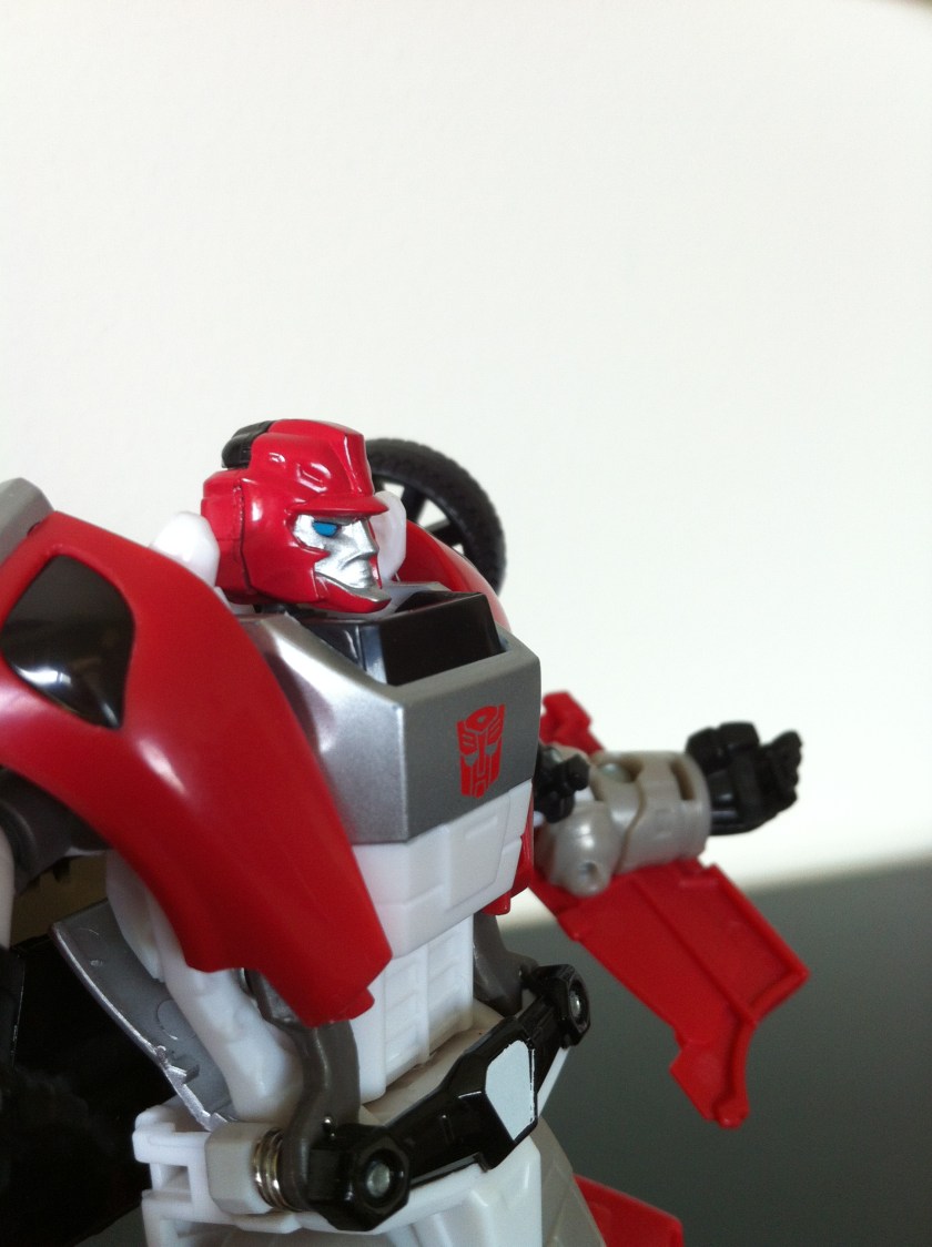 Visor goes here swerve